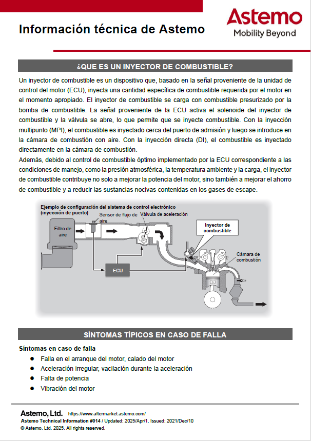 ¿ QUE ES UN INYECTOR DE COMBUSTIBLE?