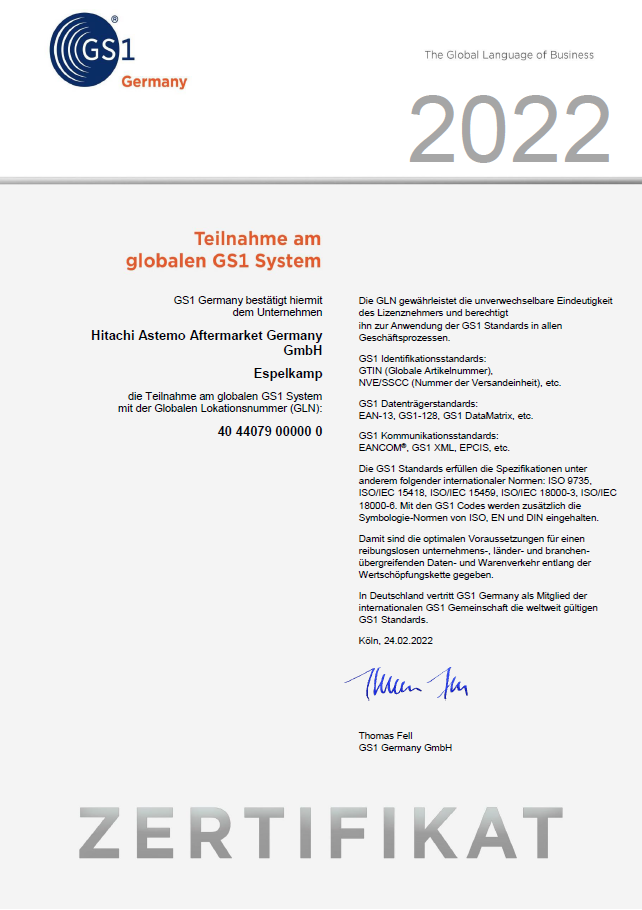 GS1 Germany/GTIN