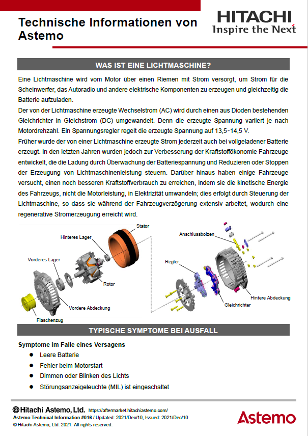 WAS IST EINE LICHTMASCHINE?