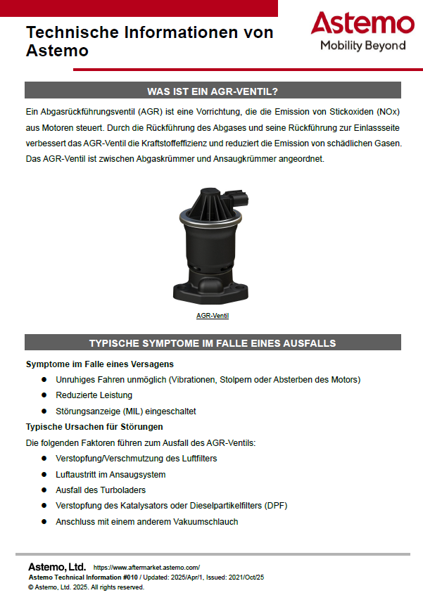 WAS IST EIN AGR-VENTIL?