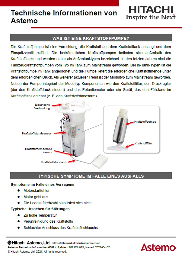 WAS IST EINE KRAFTSTOFFPUMPE?