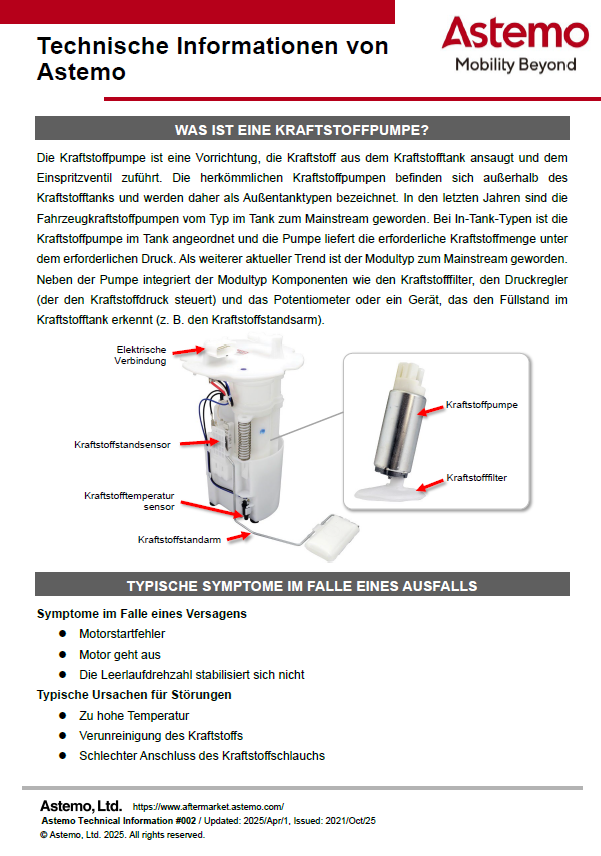 WAS IST EINE KRAFTSTOFFPUMPE?