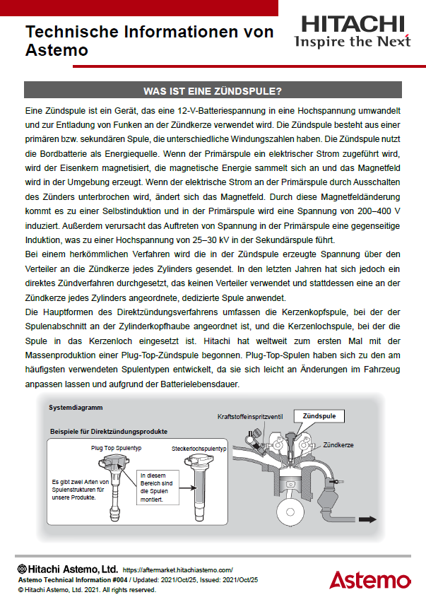 WAS IST EINE ZÜNDSPULE?
