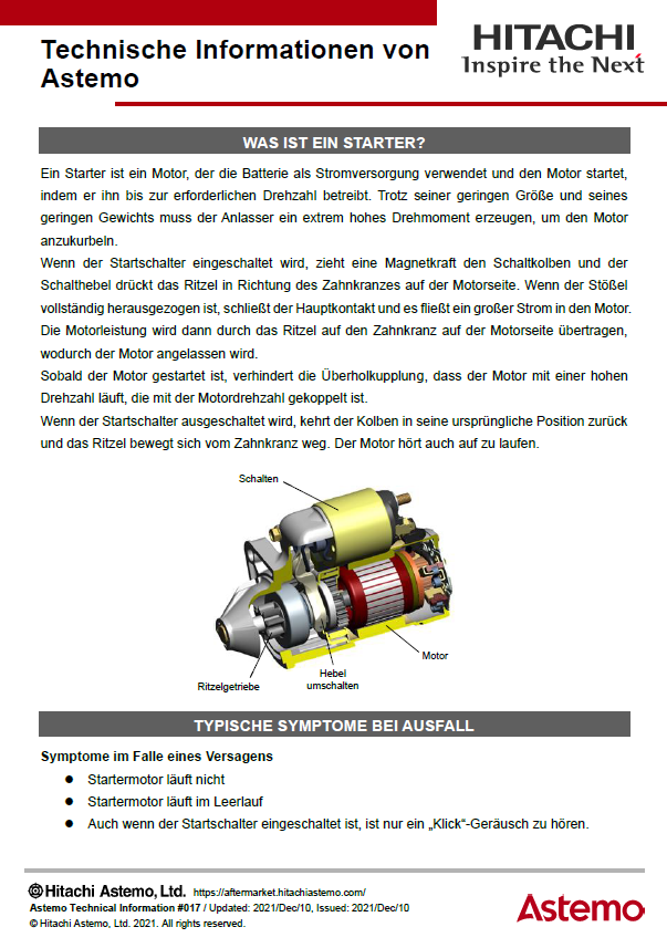 WAS IST EIN STARTER?