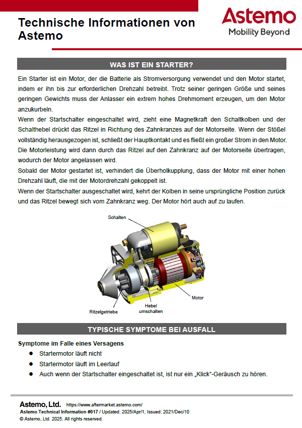 WAS IST EIN STARTER?