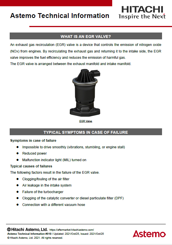 WHAT IS AN EGR VALVE?