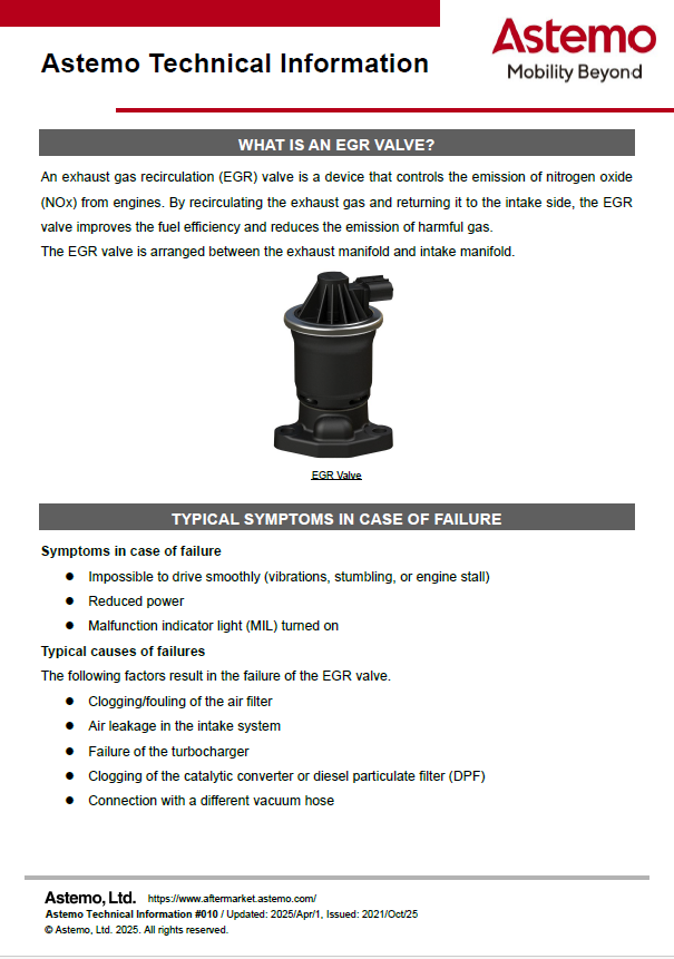 WHAT IS AN EGR VALVE?