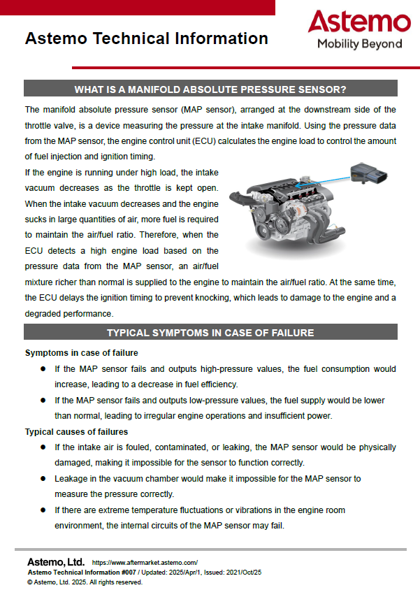 WHAT IS A MANIFOLD ABSOLUTE PRESSURE SENSOR?