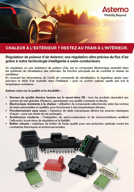 Régulateur de pulseur d'air