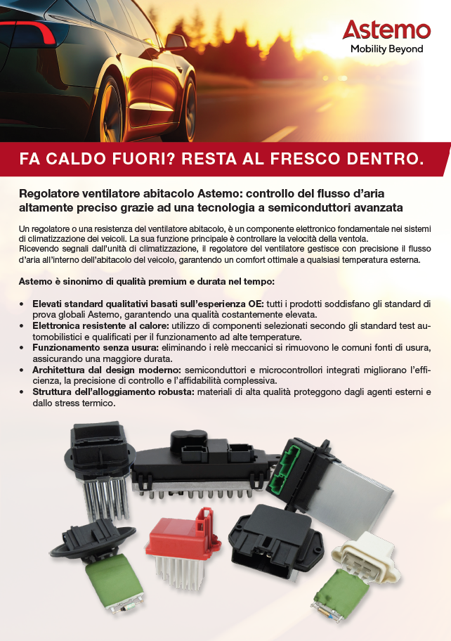 Regolatore ventilatore abitacolo