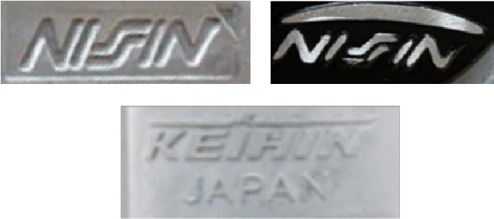 logo on the fake products