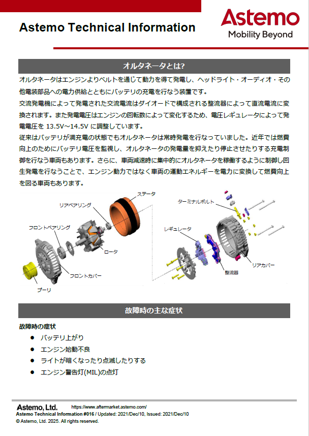 オルタネータ