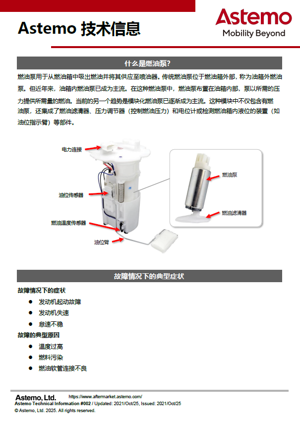 什么是燃油泵？