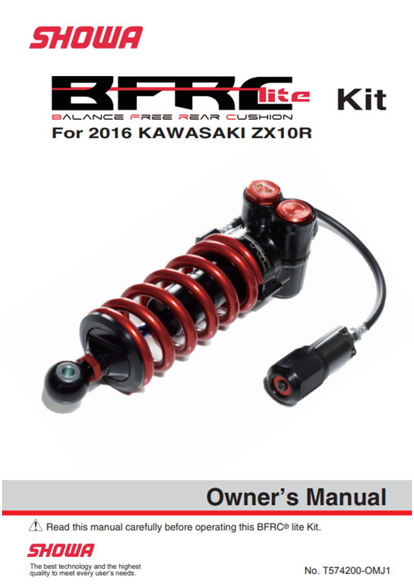 Kawasaki ZX10R用 BFRC_OM_EN